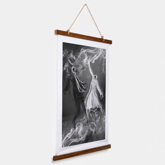 善悪の舞 吊り下げ型タペストリー (傾斜あり)