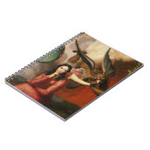 善悪: 若い女性、1を誘惑している悪魔 ノートブック (左側)