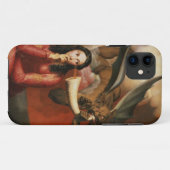 善悪: 若い女性、1を誘惑している悪魔 Case-Mate iPhoneケース (裏面(横))