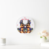 善意のバーメイドThunder_Cove ラウンド壁時計 (ホーム)