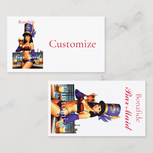 善意のバーメイドThunder_Cove 名刺 (正面/裏面)