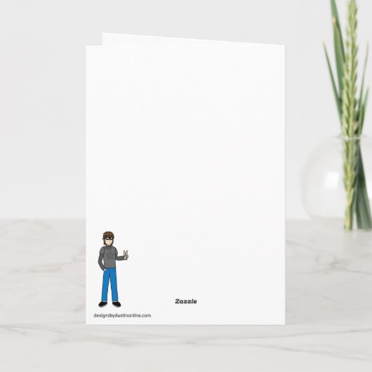 善意者の誕生日を取る カード (裏面)