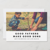 善意者は善意者の父の日札を作る カード (正面)