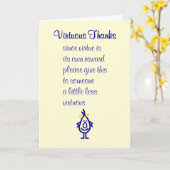 善感謝してい心おもしろい有詩 カード (黄色い花)