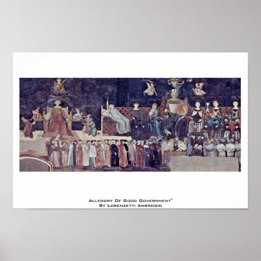 善政の寓話 ポスター (正面)