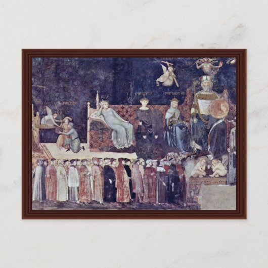 善政の寓話 ポストカード (正面)