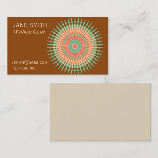 善曼荼羅健康監督 名刺 (正面/裏面)