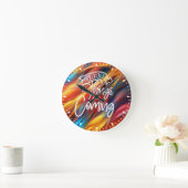 善来はs-97489 ラウンド壁時計 (ホーム)