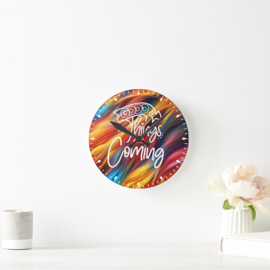 善来はs-97489 ラウンド壁時計 (ホーム)