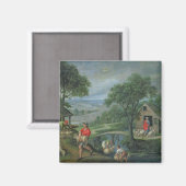 善羊飼いの寓話， c.1580-90 マグネット (正面/裏面)