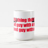 善良な人銃 コーヒーマグカップ (中央)