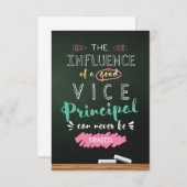 善良な副校長の影響 サンキューカード (正面/裏面)