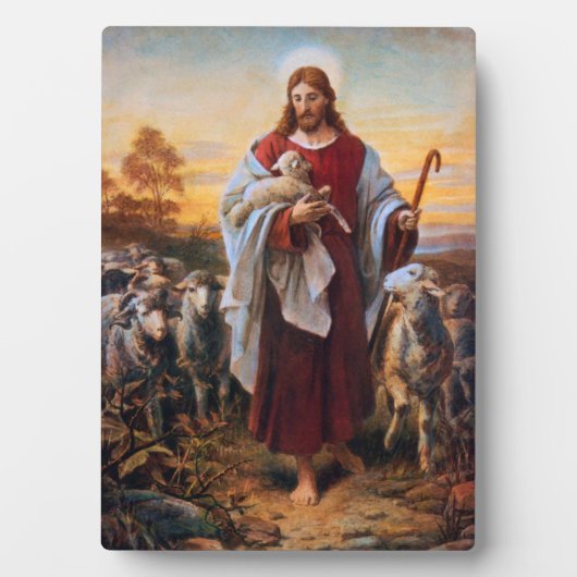 善良な羊飼いのプラーク フォトプラーク (正面)