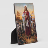 善良な羊飼いのプラーク フォトプラーク (側面)