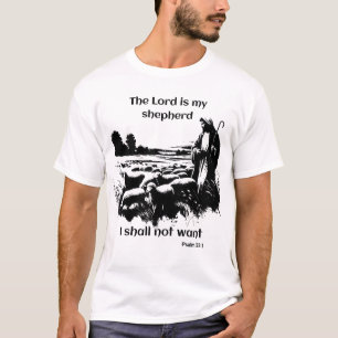 善良な羊飼いは彼の群れを見張っていた。 Tシャツ