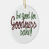 善行に向いている セラミックオーナメント (右)