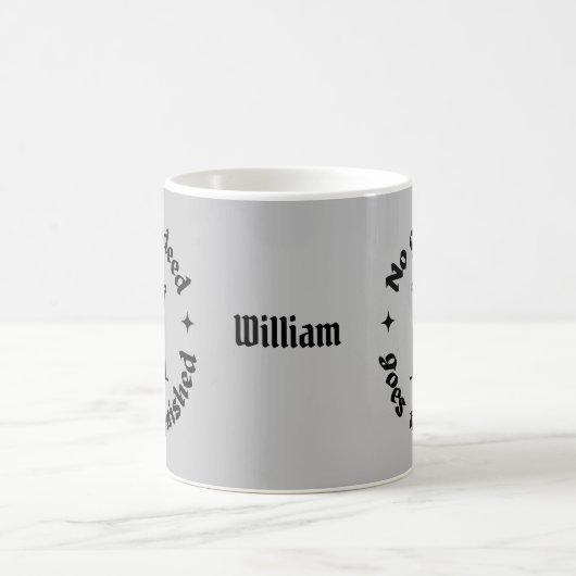 善行は罰せられない。おもしろい引用文。 コーヒーマグカップ (中央)