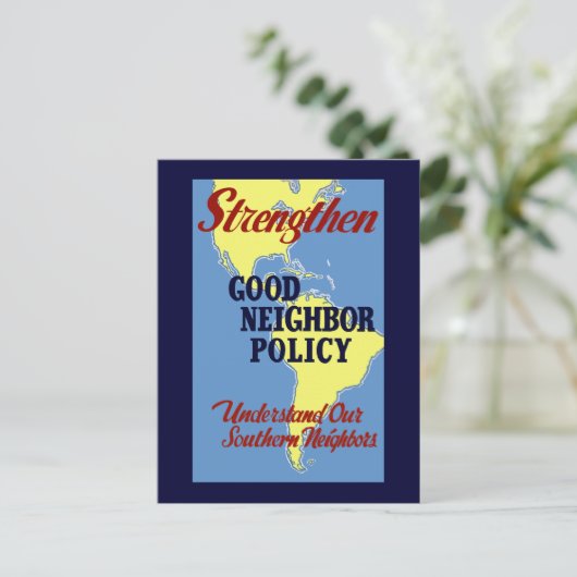 善隣政策を強化する ポストカード (スタンド正面)