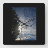 善音 スクエア壁時計 (正面)