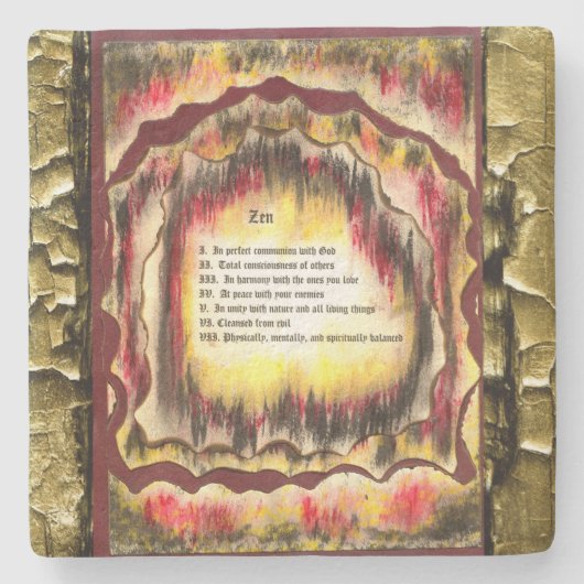 善音 ストーンコースター (正面)