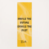 善音 |ヨガ引用文 |名パーソナライズされた前マット ヨガマット (正面)