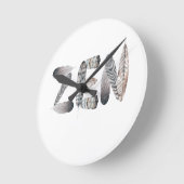 善音 ラウンド壁時計 (傾斜)