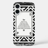 善音 Case-Mate iPhoneケース (裏面)