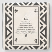 善 ストーンコースター (正面)