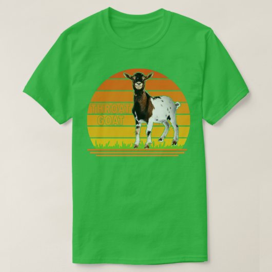 喉おもしろいの山羊の恋人 Tシャツ (デザイン正面)