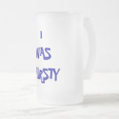 喉が渇いた フロストグラスビールジョッキ (正面右)