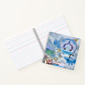 喉のチャクラ – 息の命の象徴 ノートブック (内部)