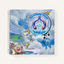 喉のチャクラ – 息の命の象徴 ノートブック