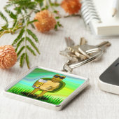 喉の渇いたカメ キーホルダー (側面)