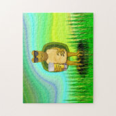 喉の渇いたカメ ジグソーパズル (縦)