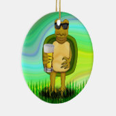 喉の渇いたカメ セラミックオーナメント (右)