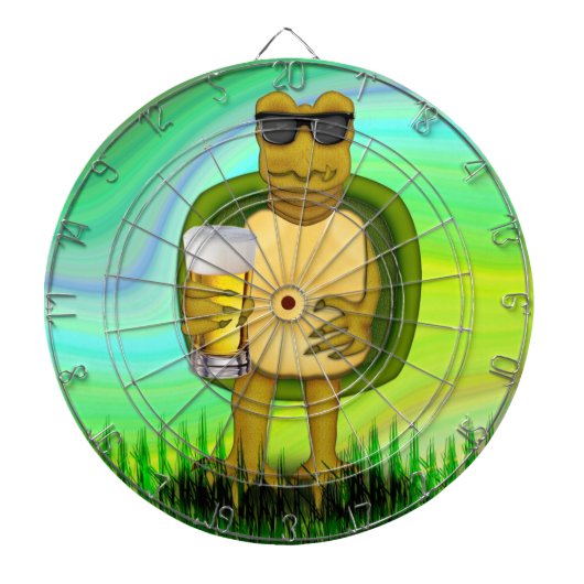 喉の渇いたカメ ダーツボード (正面)