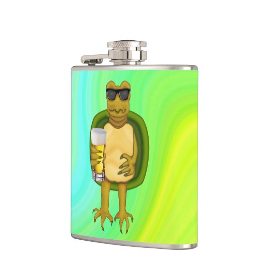 喉の渇いたカメ フラスク (左)