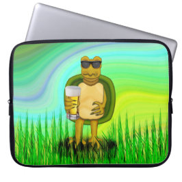 喉の渇いたカメ ラップトップスリーブ