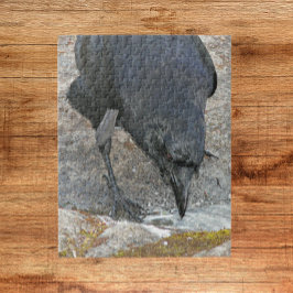 喉の渇いたカラスが飲む ジグソーパズル