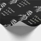 喉の渇いた骸骨 ラッピングペーパー (角)