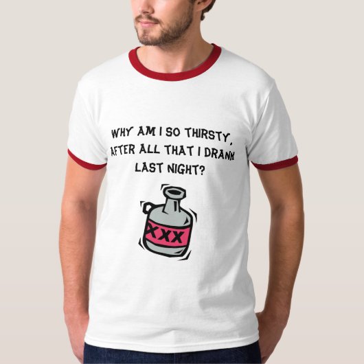 喉の渇いたTシャツ Tシャツ (正面)
