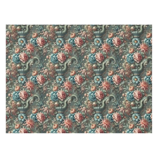 喉の渇きの演劇 – ゴシック様式の大柄 テーブルクロス (正面(横))