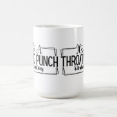 喉を突く記念日だ コーヒーマグカップ (中央)