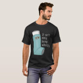 喘息の簡単ではないおもしろい Tシャツ (正面フル)