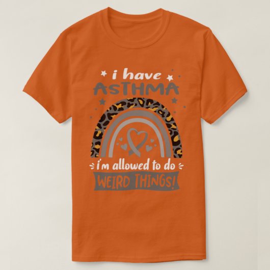 喘息を患って事を許さ風変わりれる Tシャツ (デザイン正面)