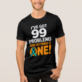 喘息啓発 呼吸ユーモア トライブレンドTシャツ (正面)