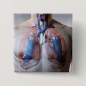 喘息 缶バッジ (正面)