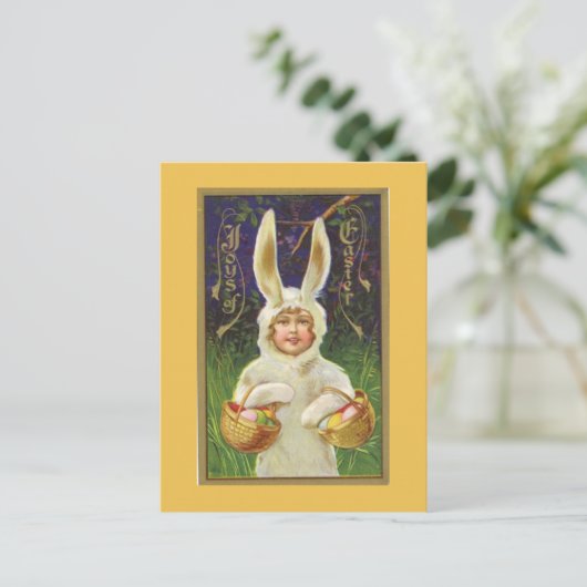 喜ばしいイースターヴィンテージはがき シーズンポストカード (スタンド正面)