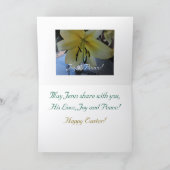 喜ばしいイースター恵みカード カード (内部)