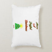 喜ばしいクリスマス訛り枕 アクセントクッション (正面(垂直))